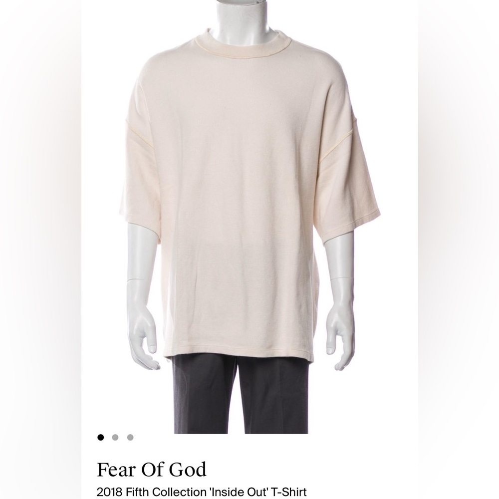 Fear of God inside out t-shirt 5th collection